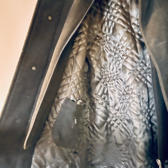 Black Men’s Wool Pea Coat - Picture 4 of 5